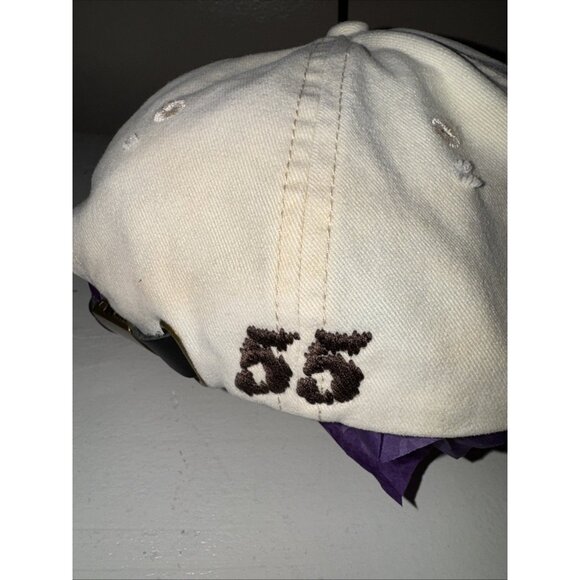 Disney 55th Anniversary Slideback Baseball Cap Beige OS Adjustable Embroidered - Picture 5 of 13